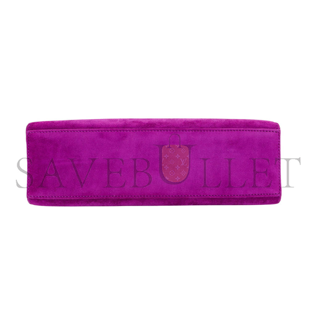 HERMÈS MASTER KELLY POCHETTE ULTRAVIOLET DOBLIS PALLADIUM HARDWARE (22*14*7cm) 